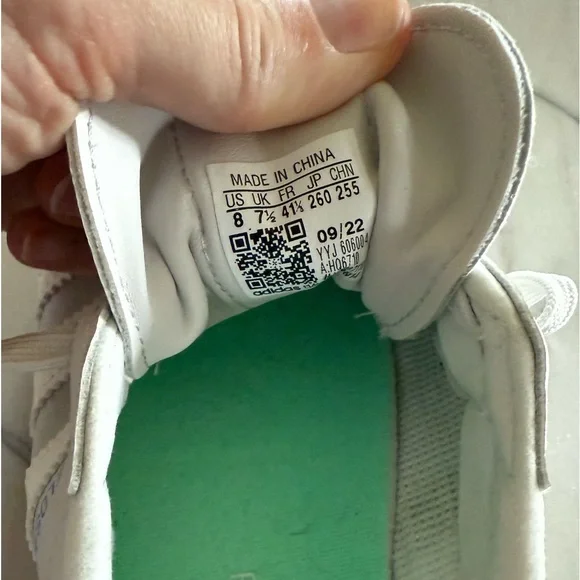 Adidas Velosamba vegan leather cycling shoes size 9 womens, gray lucid fuchsia - Picture 9 of 9